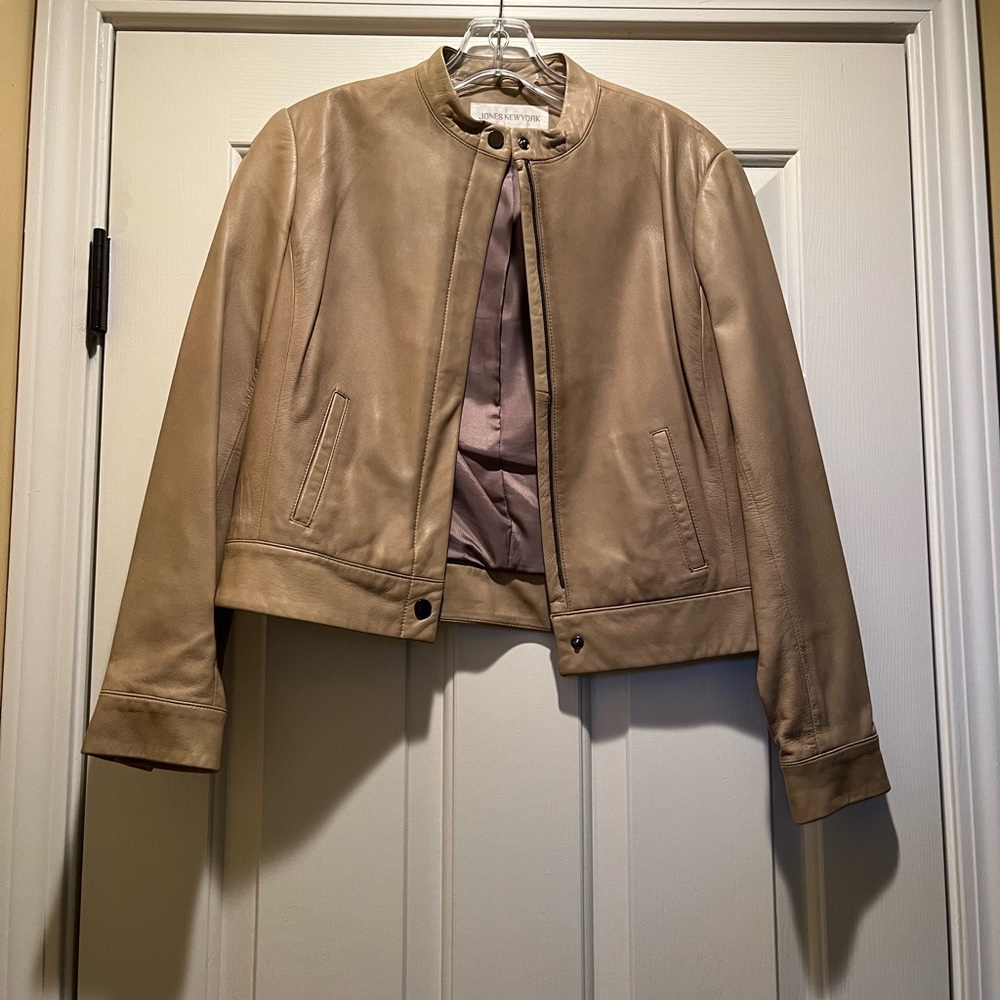 Jones New York Leather Jacket